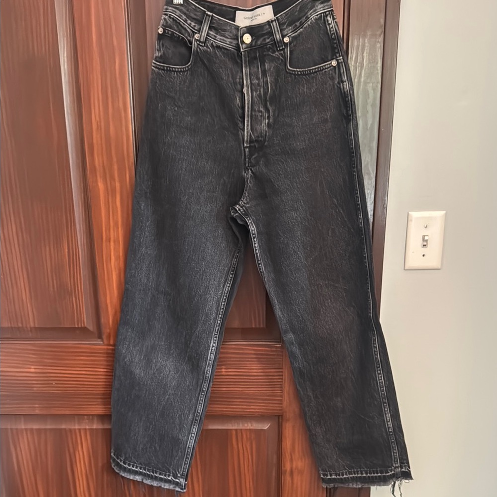 Golden Goose Black High Rise Women Jeans